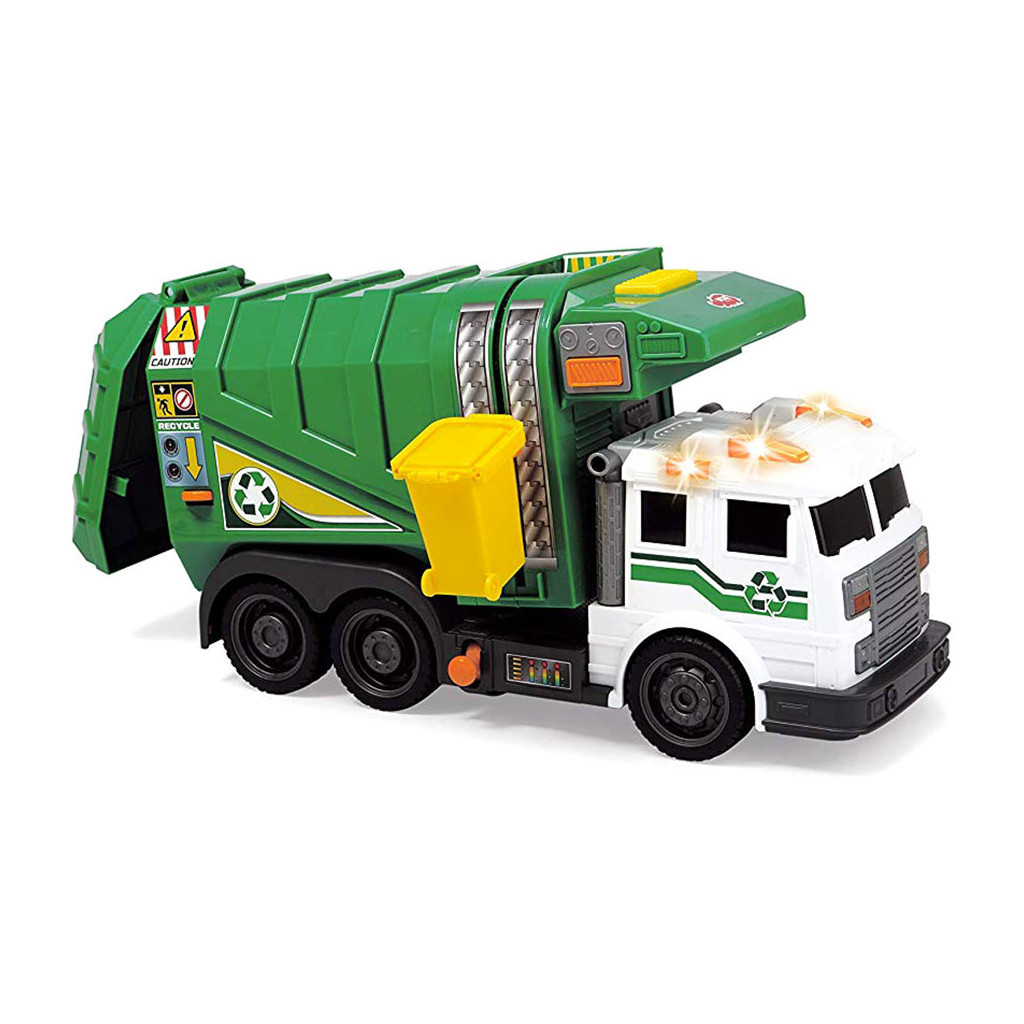 Спецтехніка Dickie Toys Сміттєвоз Чисте місто з контейнером (3308378) - зображення 1