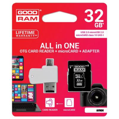 Карта пам'яті Goodram 32GB microSD Class 10 (M1A4-0320R11) - зображення 2