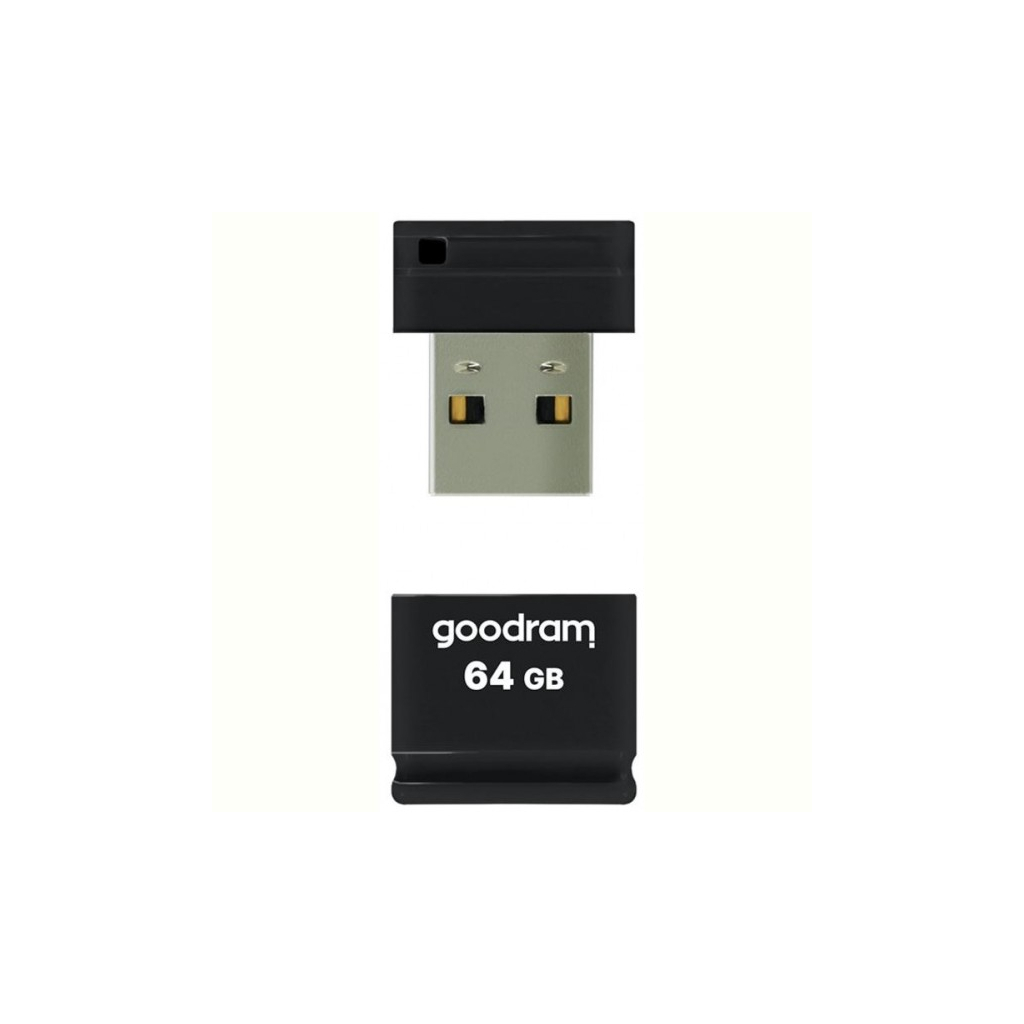 USB флеш накопичувач Goodram 64GB UPI2 Black USB 2.0 (UPI2-0640K0R11) - зображення 2