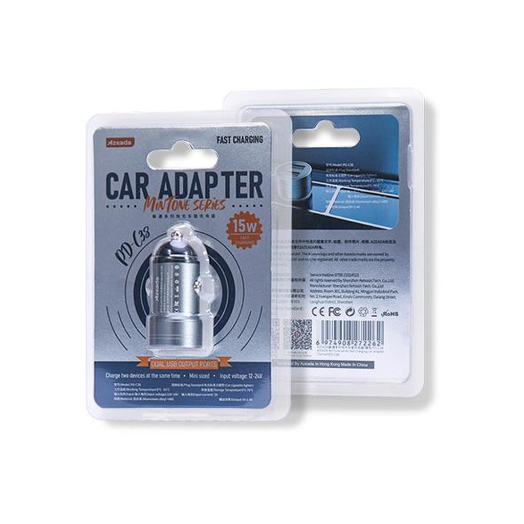 Зарядний пристрій Proda Azeada Mintone PD-C38 2 USB, 2.4A (PD-C38-BK) - зображення 6