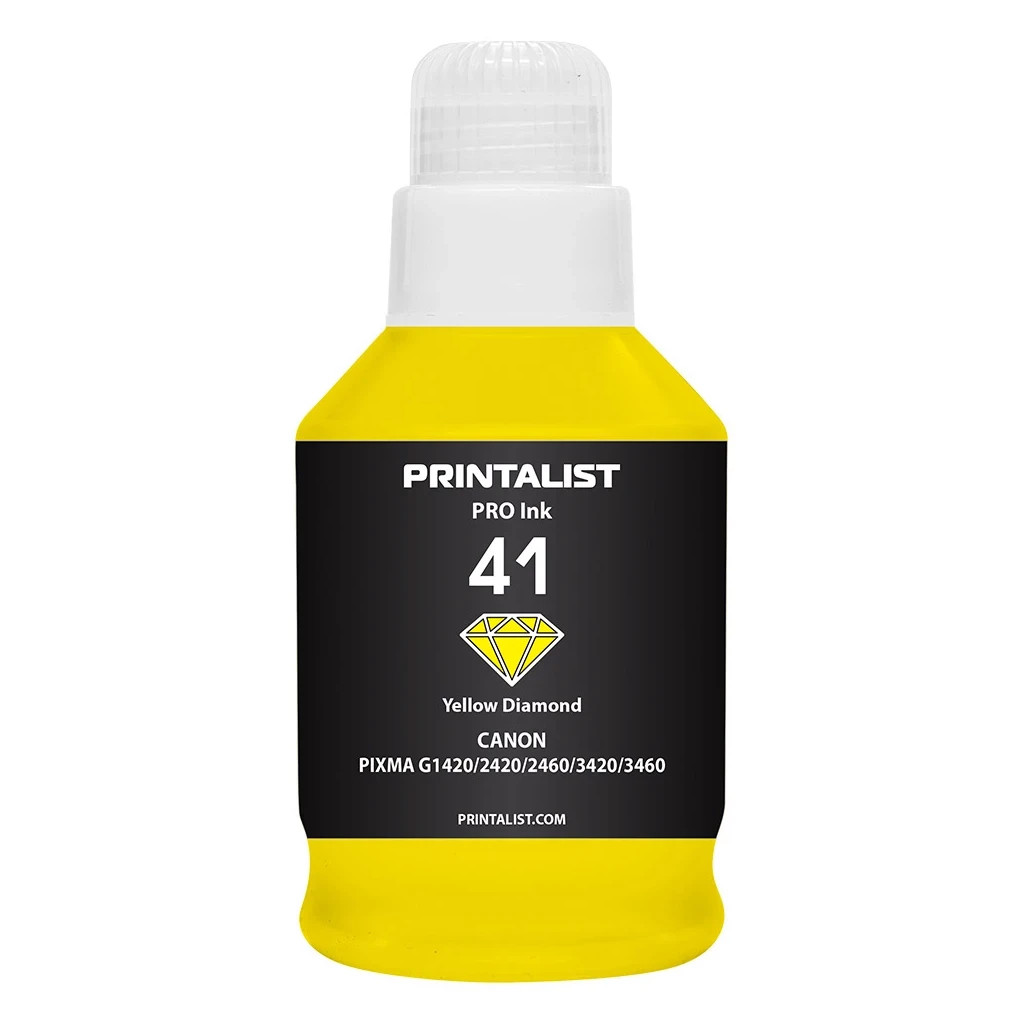 Чорнило Printalist Canon GI-41 для Pixma G2420/3420 190г Yellow (PL41Y) - зображення 1