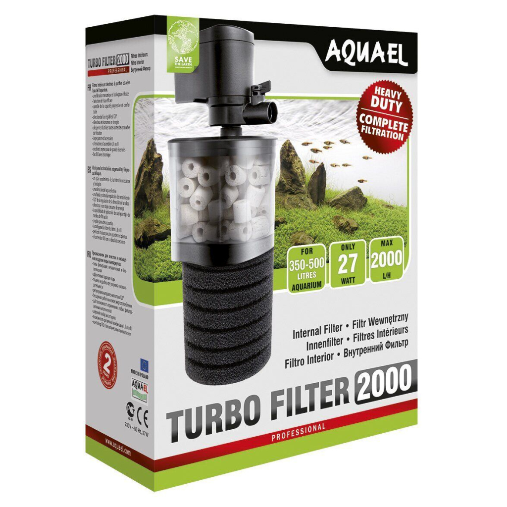 Фільтр для акваріума AquaEl Turbo Filter 2000 внутрішній до 500 л (5905546133388) - изображение 3