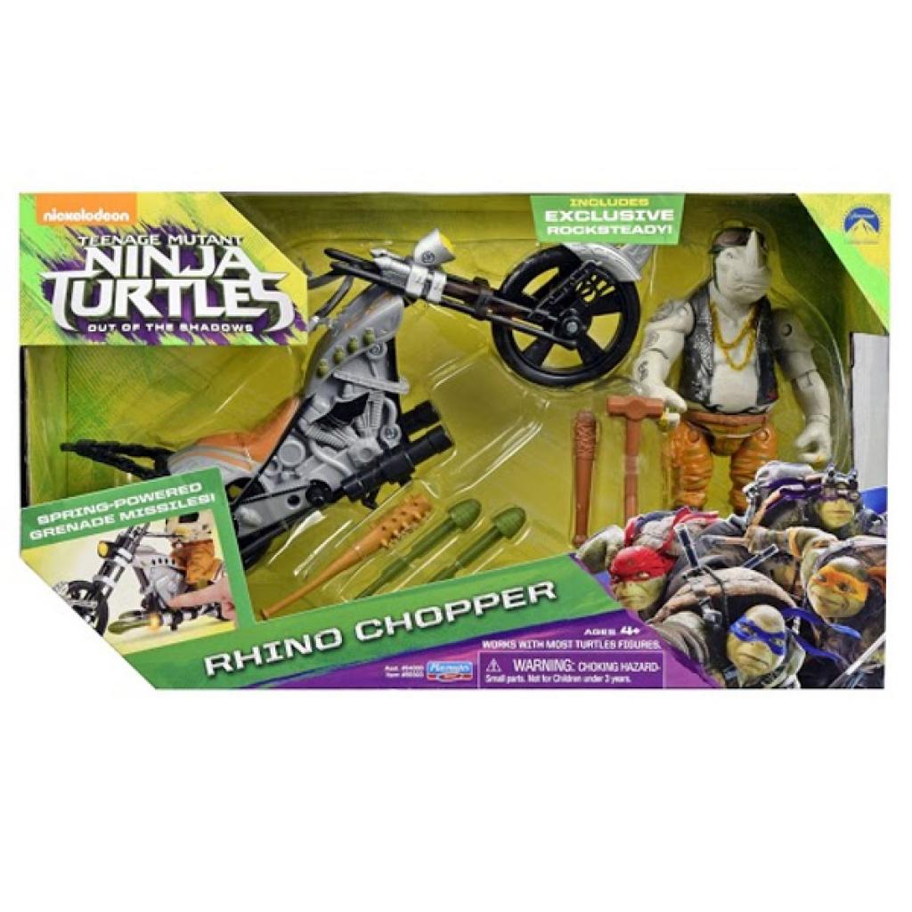 Бойовий транспорт TMNT Черепашки-Ниндзя Movie Ii Мотоцикл и Рокстеди (89303) - зображення 1