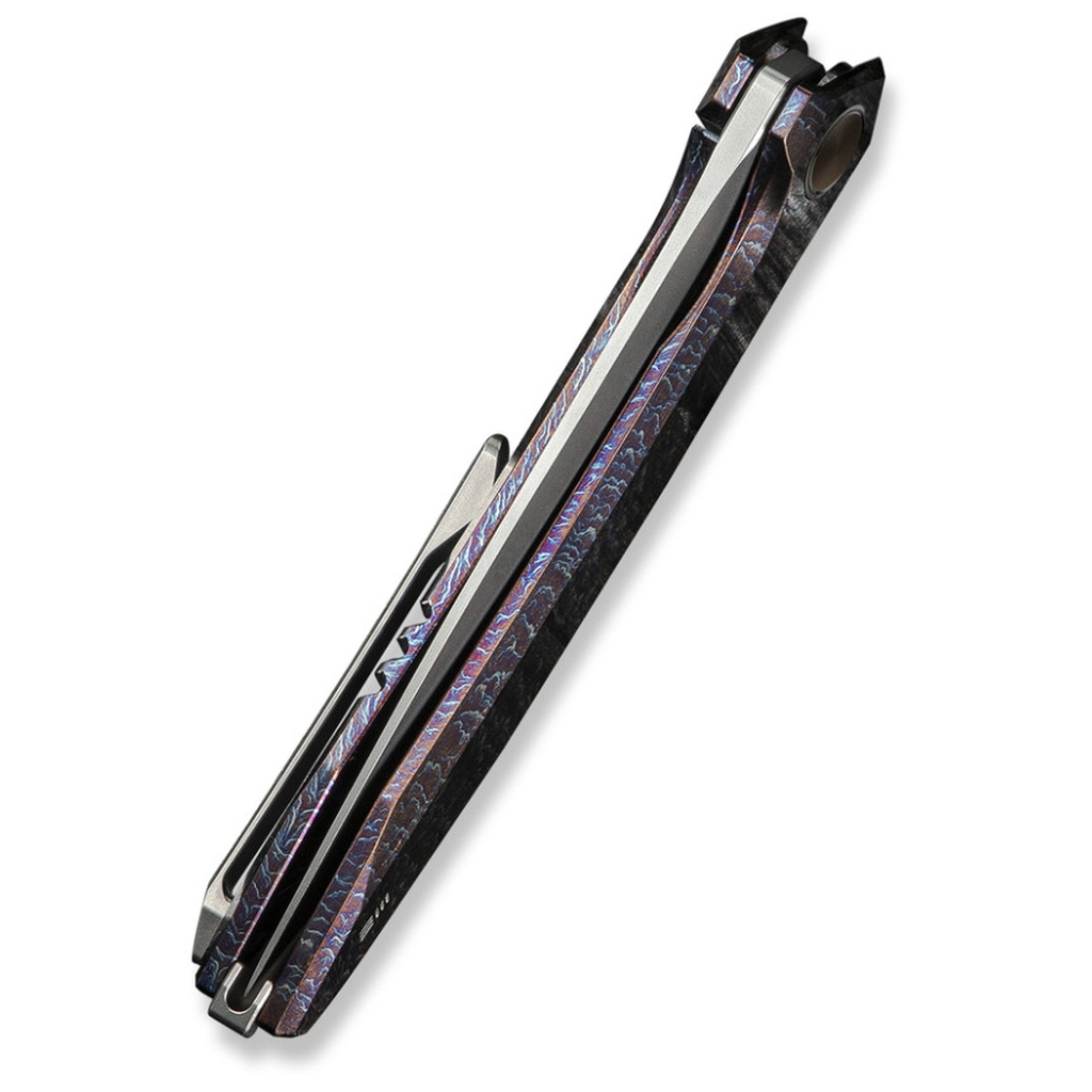 Ніж Weknife Acuminal, Rainbow Titanium, Stonewash (WE23070-4) - зображення 8