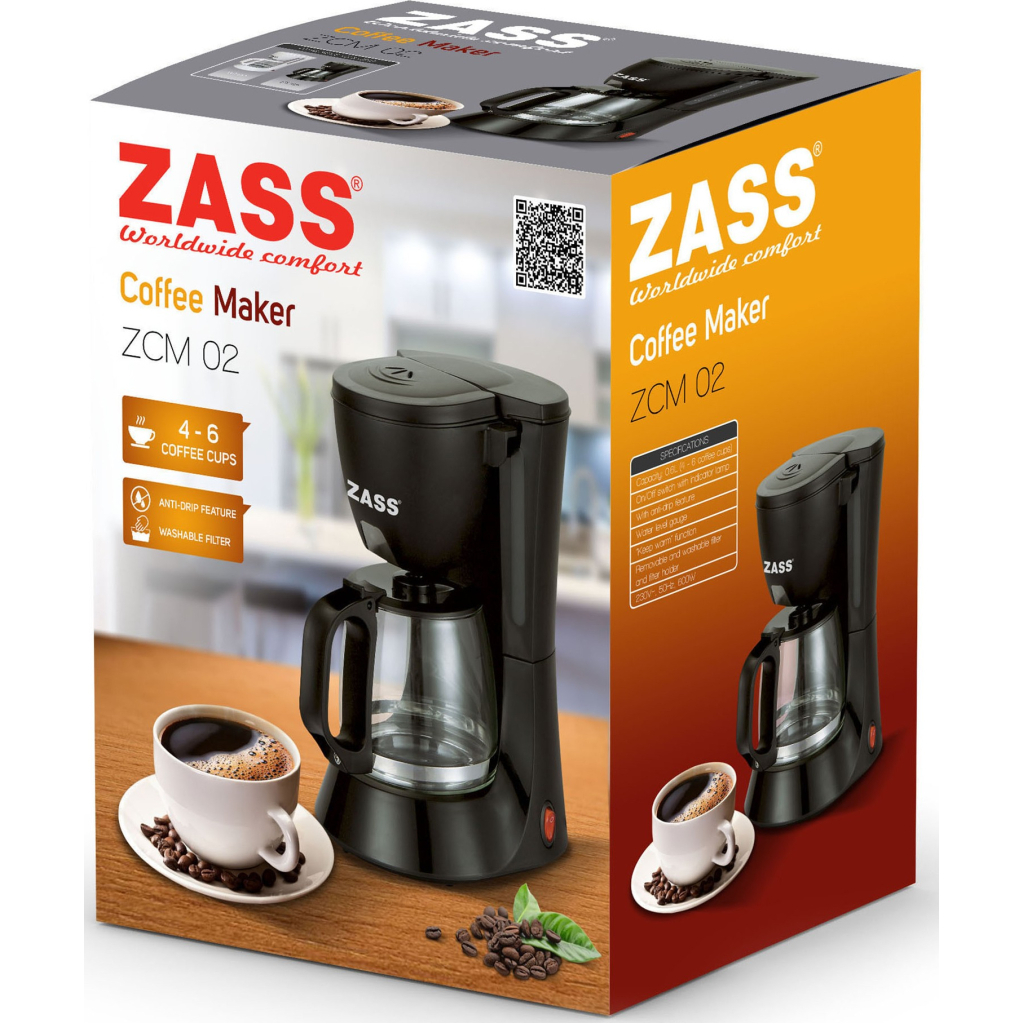 Крапельна кавоварка ZASS ZCM 02 BLACK - зображення 5