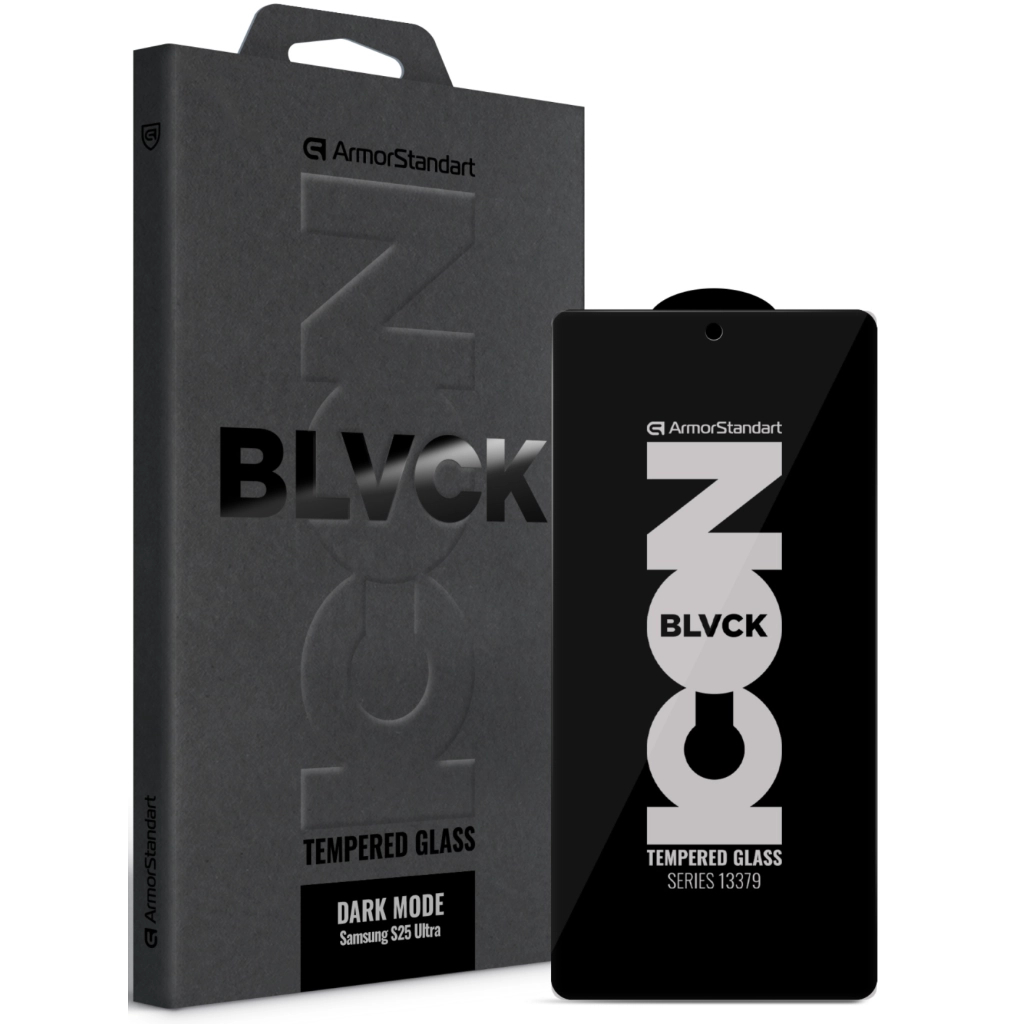Скло захисне Armorstandart Dark Mode Samsung S25 Ultra (ARM85824) - зображення 1