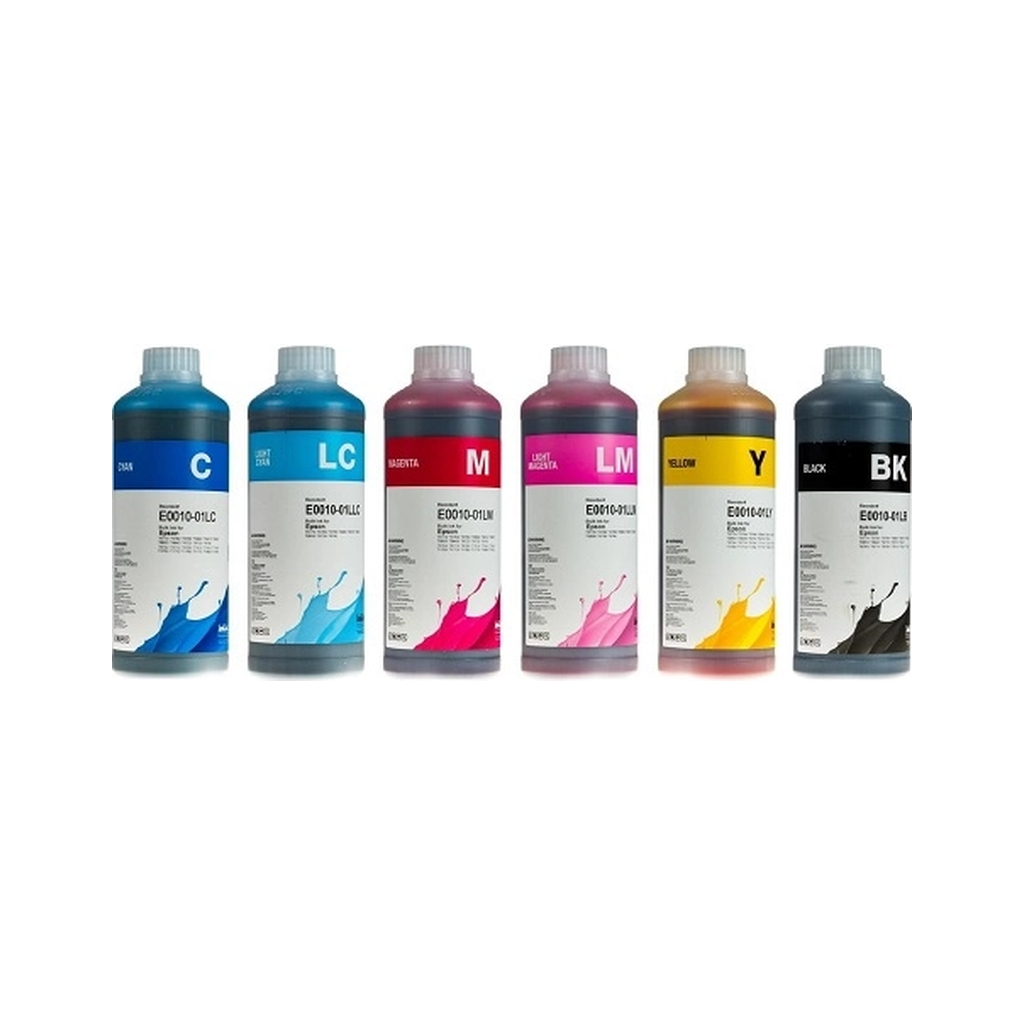 Чорнило InkTec Epson R270/290 RX590/610/690 6*1L, B/C/LC/M/LM/Y (E0010-6SET1L) - зображення 1