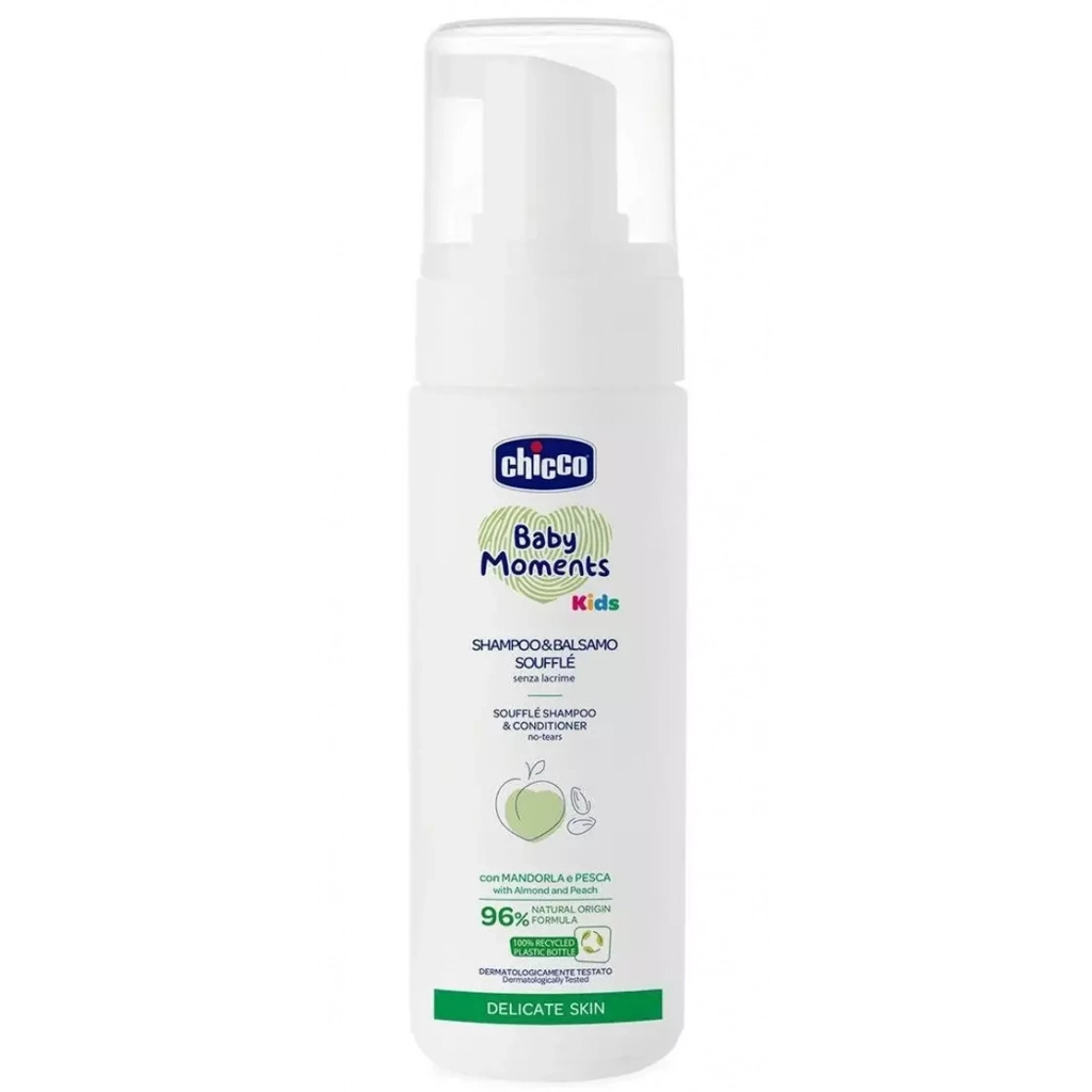Дитячий шампунь Chicco Baby Moments Kids Без сліз 150 мл (10249.00) - зображення 1