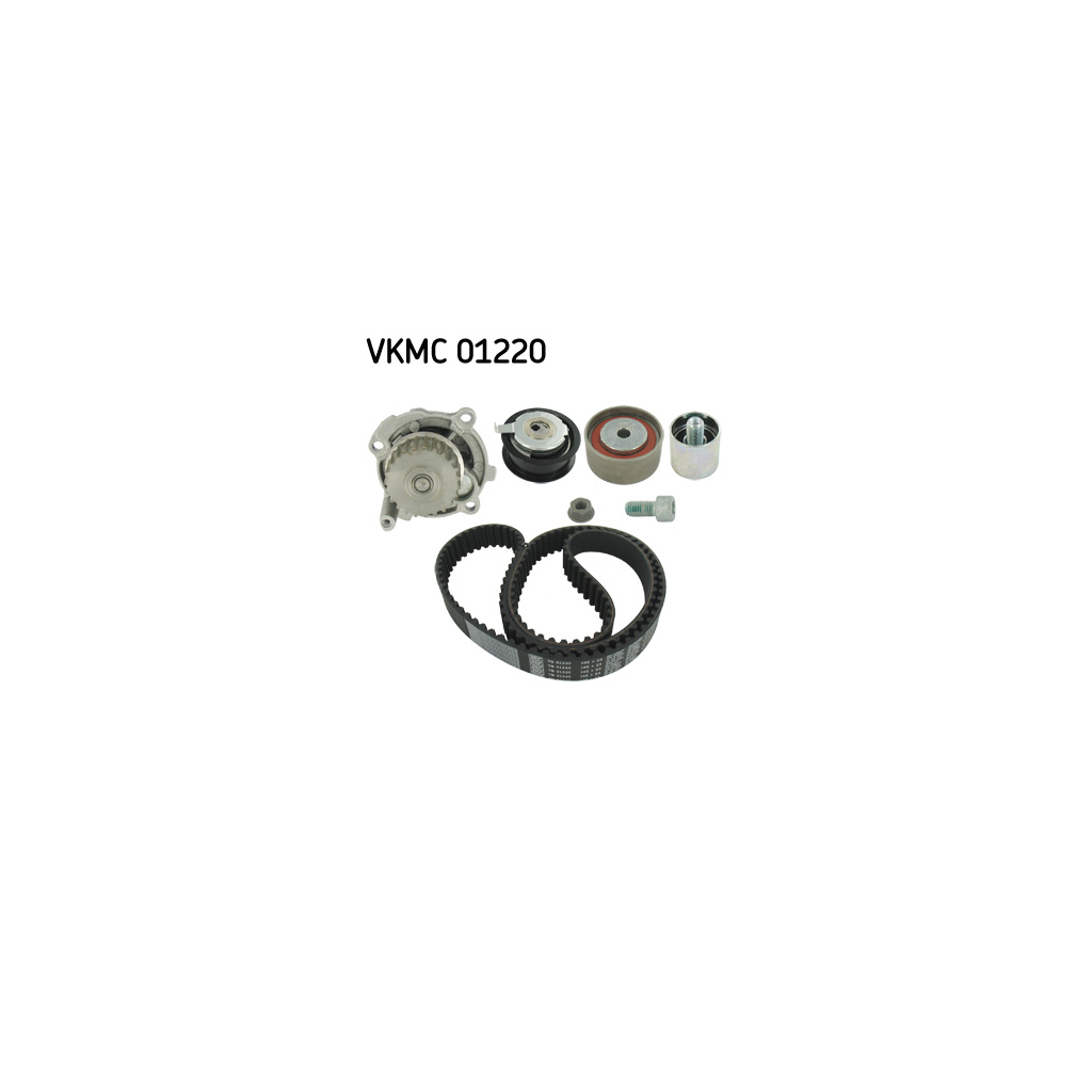 Комплект ременя ГРМ з помпой SKF VKMC 01220 - зображення 1