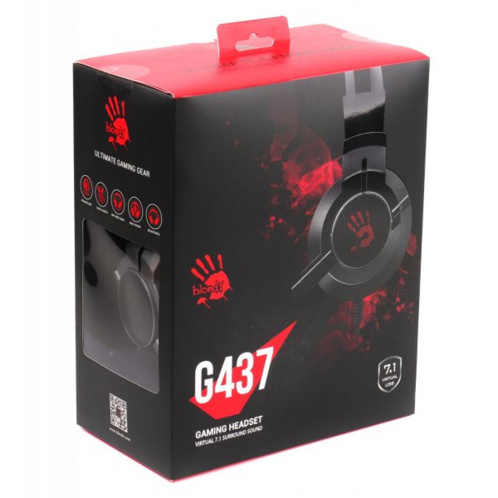Навушники A4Tech G437 Bloody Black - зображення 4