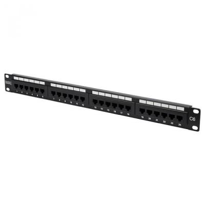 Патч-панель Digitus 19" 24хRJ-45 UTP cat. 6 в сборе (DN-91624U) - изображение 1