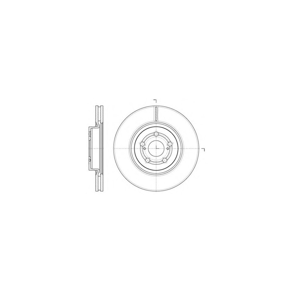 Гальмівний диск SHINOBI NBD02150 - зображення 1