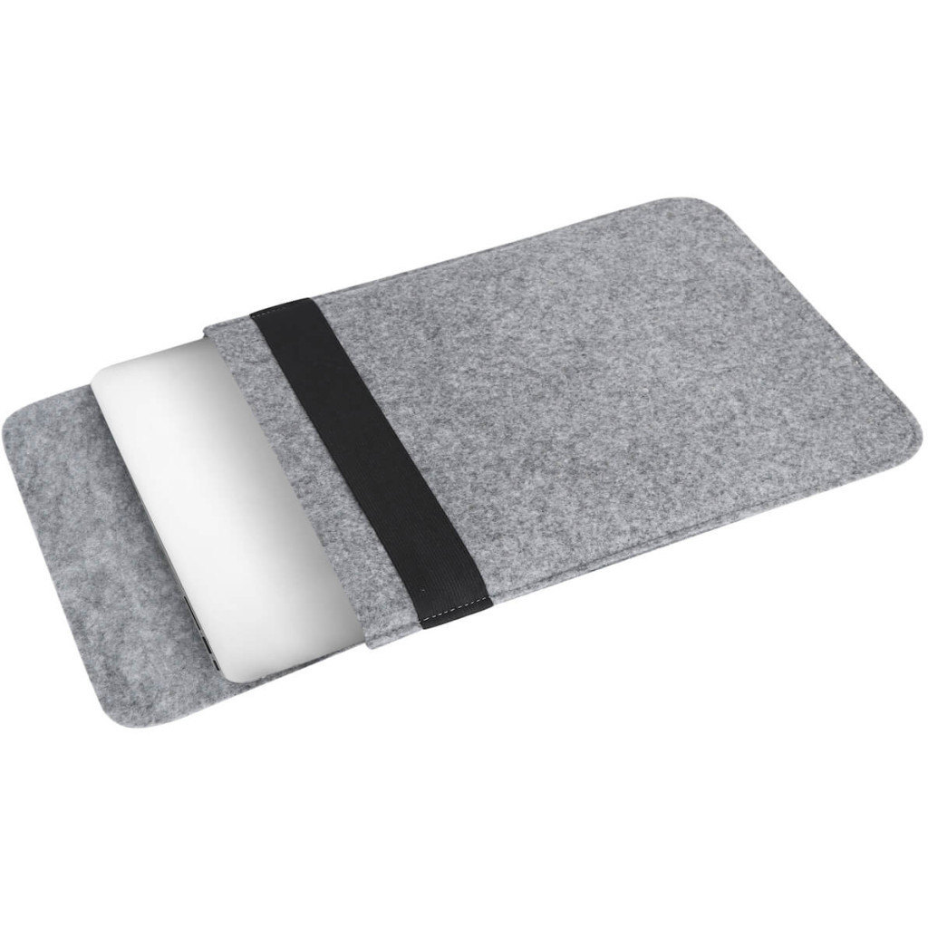 Чохол до ноутбука Gmakin 14 Macbook Pro, vertical, Light Gray (GM16-14) - изображение 3