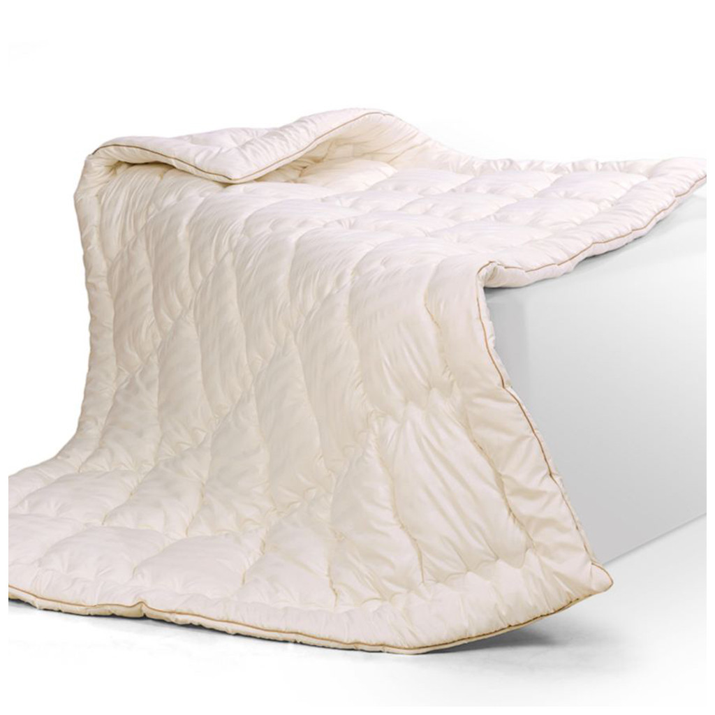 Ковдра MirSon вовняна Mikrosatin Gold Woolen Hand Made 167 літо 172x205 см (2200000460349) - зображення 10