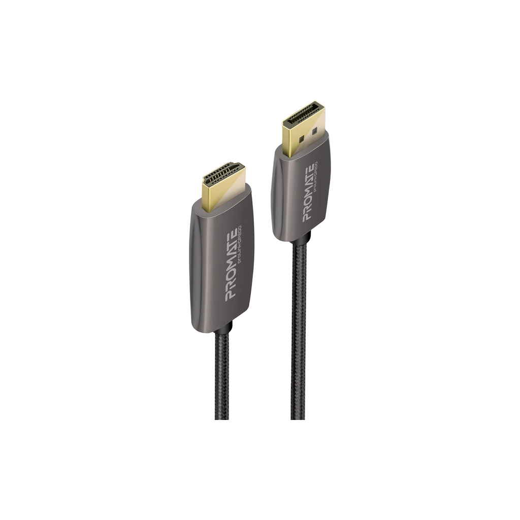 Кабель мультимедійний DisplayPort to HDMI prolink-dp200.black Promate (prolink-dp200.black) - изображение 1