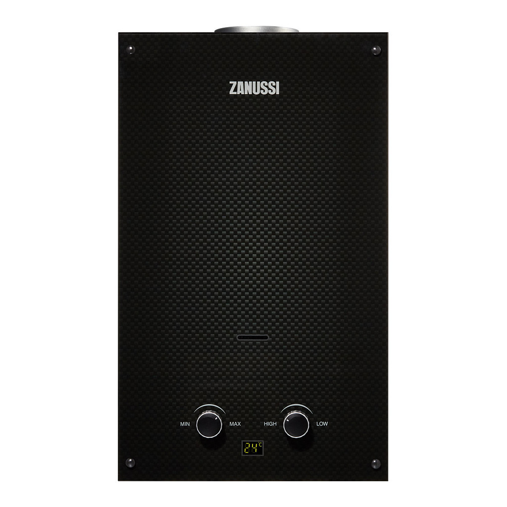 Проточний водонагрівач Zanussi GWH10FONTEGLASSCARBON - зображення 2