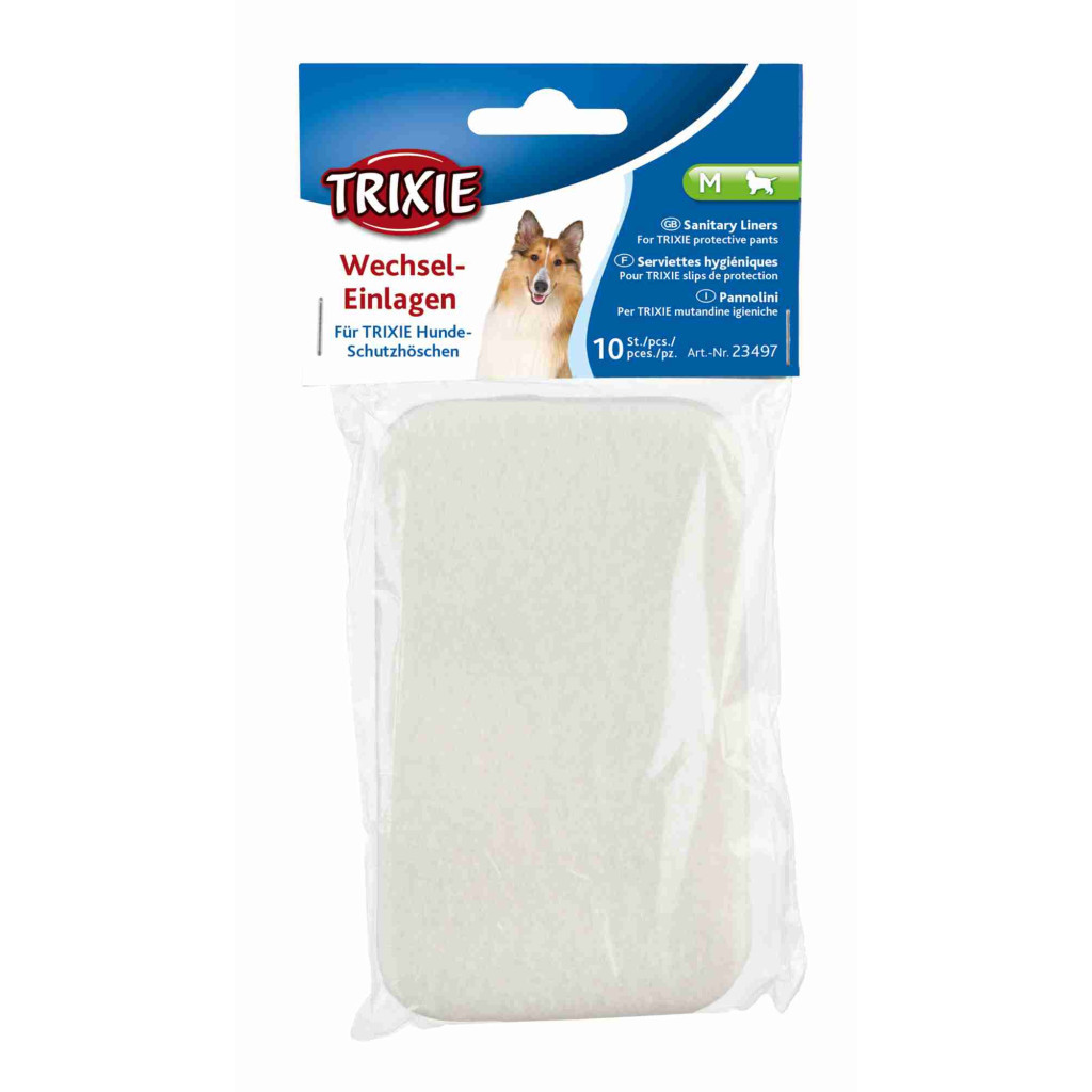 Прокладки для собак Trixie для захисних трусів M 10 шт (4011905234977) - зображення 1