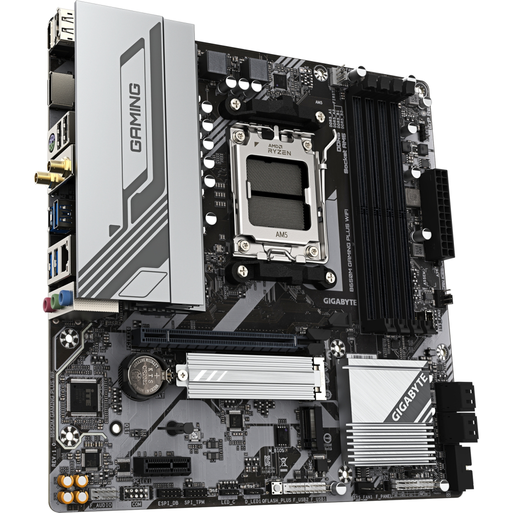 Материнська плата GIGABYTE B650M GAMING PLUS WIFI - зображення 2