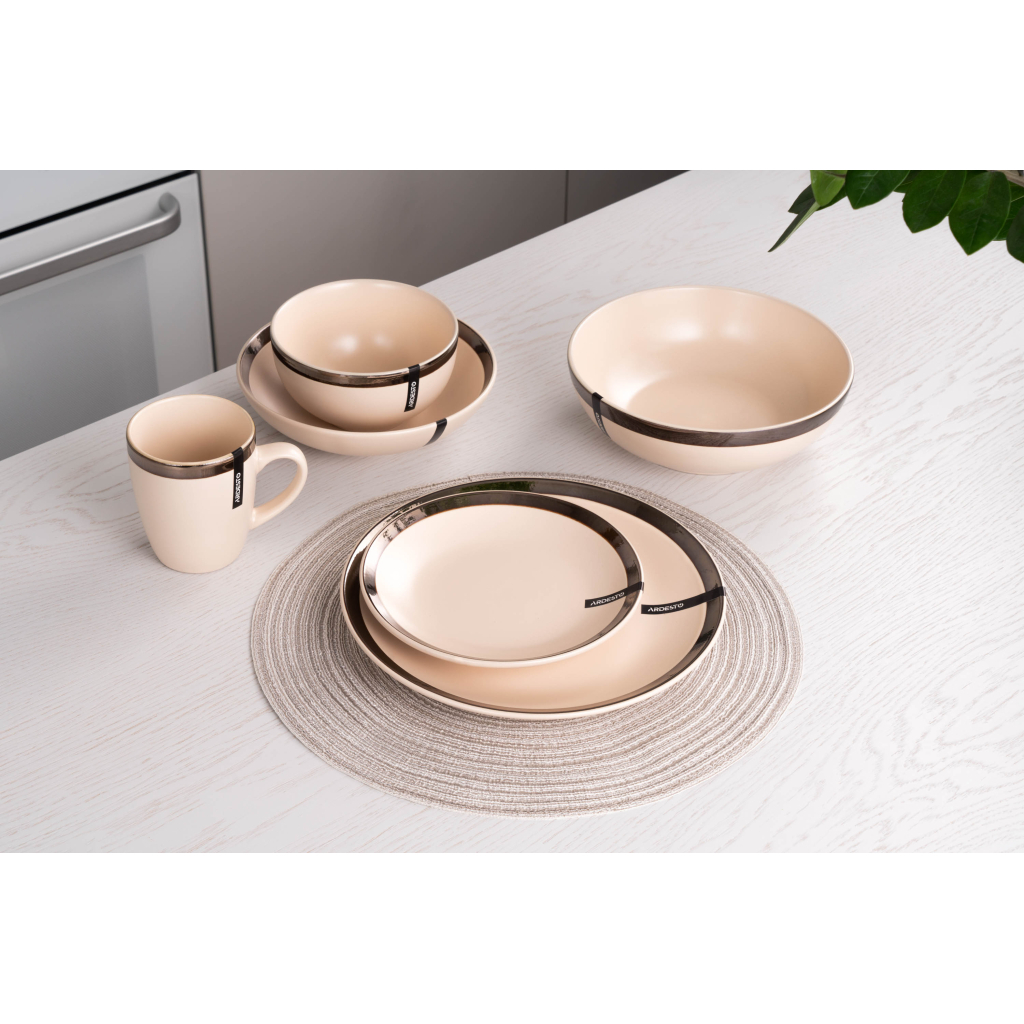 Тарілка Ardesto Liguria Soup 20 см Cream (AR2920LCC) - зображення 4