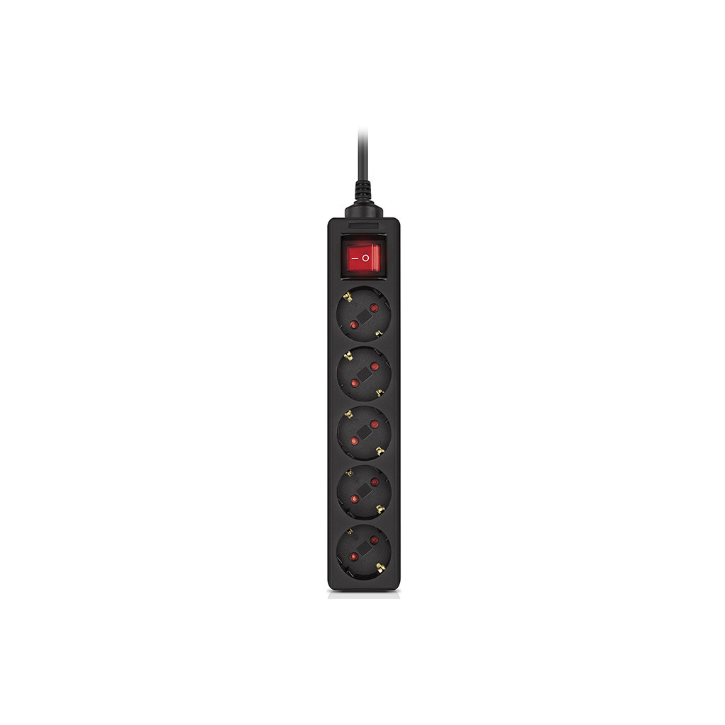 Мережевий фільтр живлення REAL-EL RS-Protect M 1.8m, black (EL122300026) - зображення 2