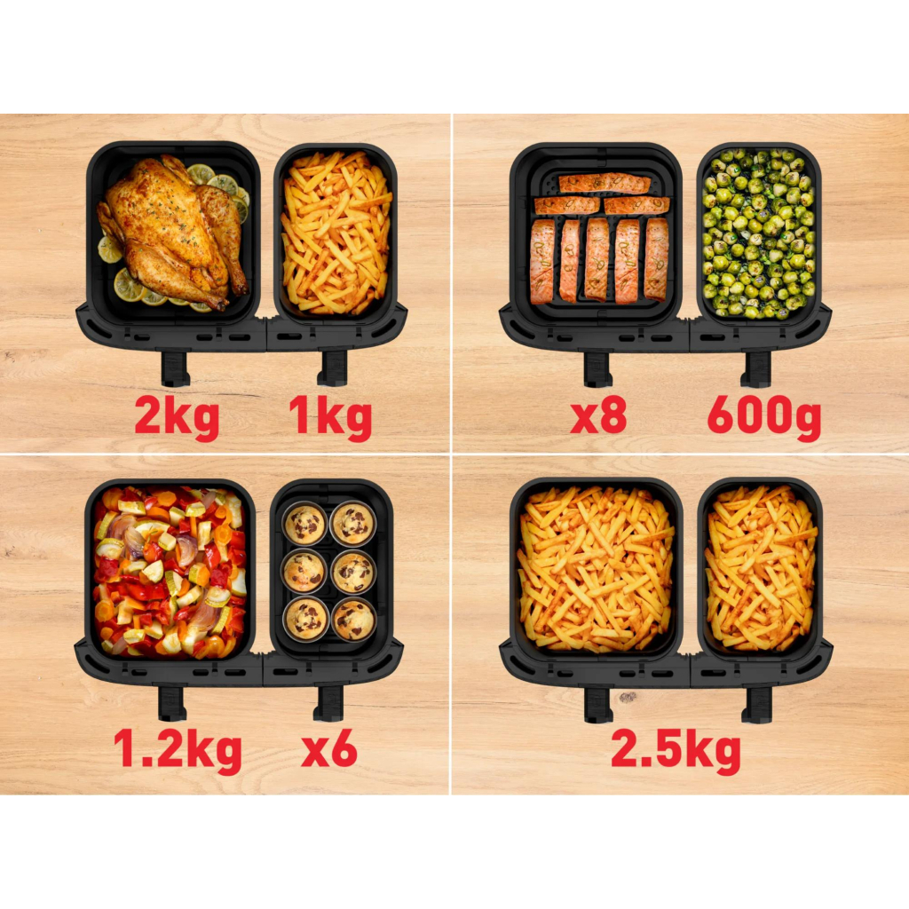 Мультипіч Tefal Dual Easy Fry XXL (EY9428E0) - зображення 5