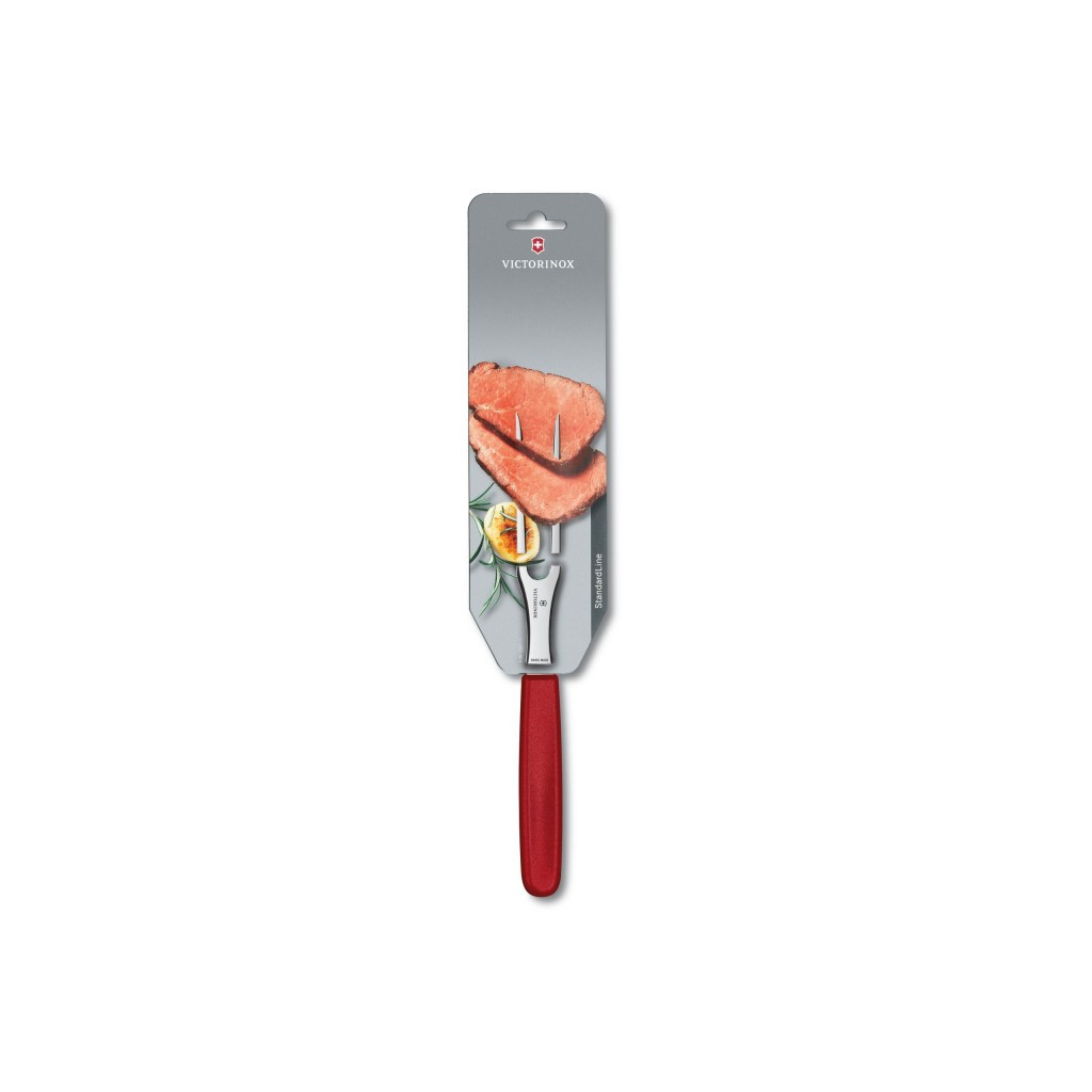 Столова виделка Victorinox SwissClassic Carving Fork 15 cm Red (5.2101.15B) - зображення 2