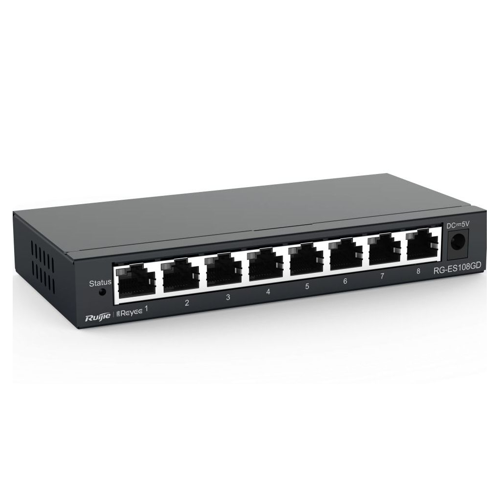 Комутатор мережевий Ruijie Networks RG-ES108GD - зображення 3