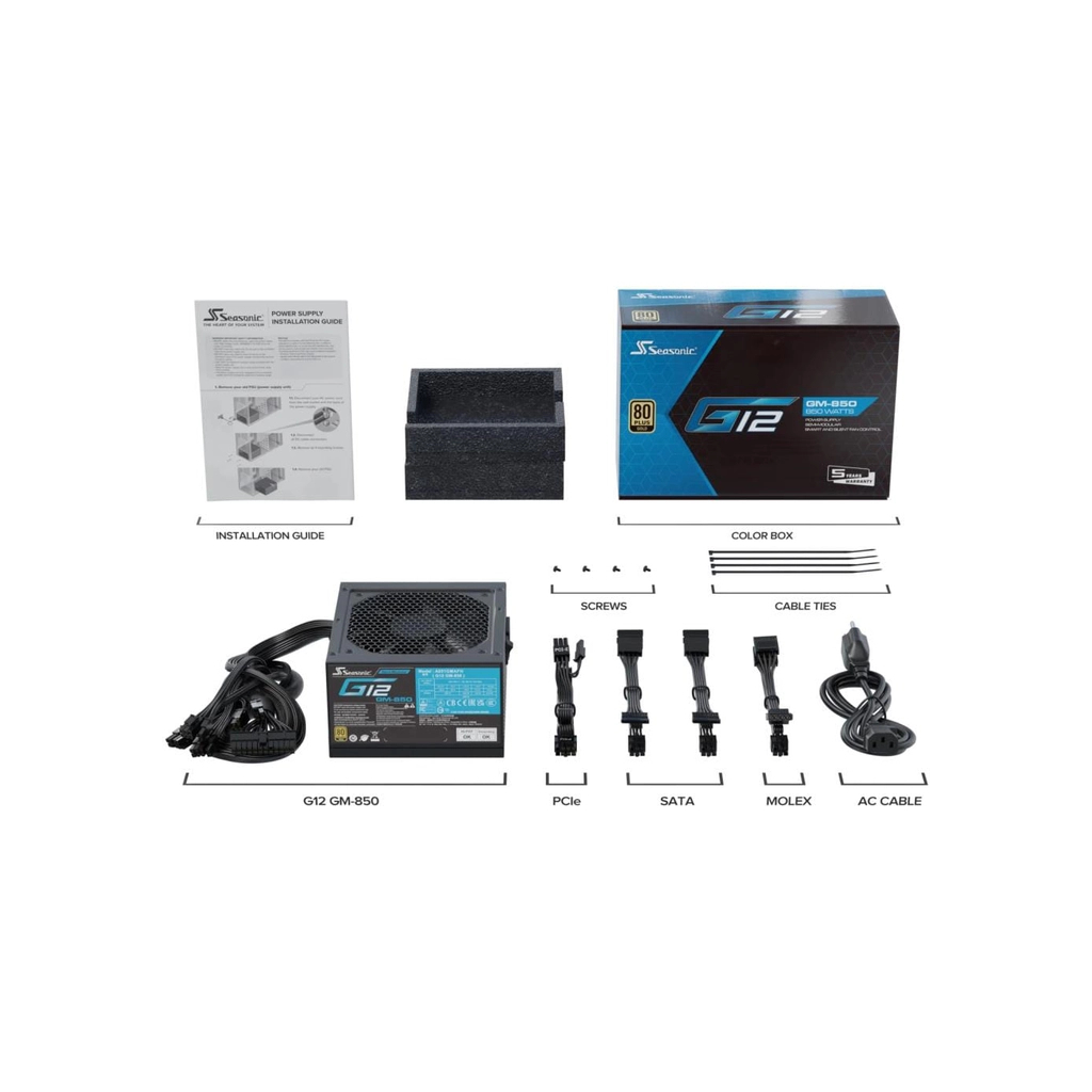 Блок живлення Seasonic 850W (G12 GM-850) - зображення 7