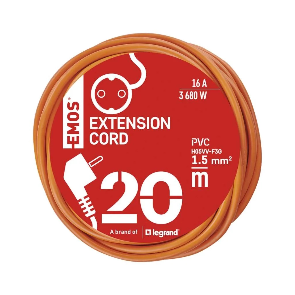 Мережевий подовжувач EMOS P01220R - зображення 6