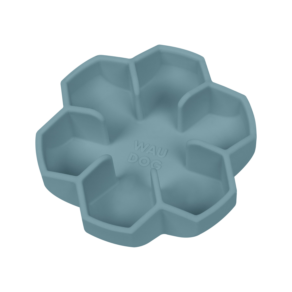 Універсальний посуд для тварин WAUDOG Silicone миска для повільного харчування 750 мл сіра (235411) - изображение 1