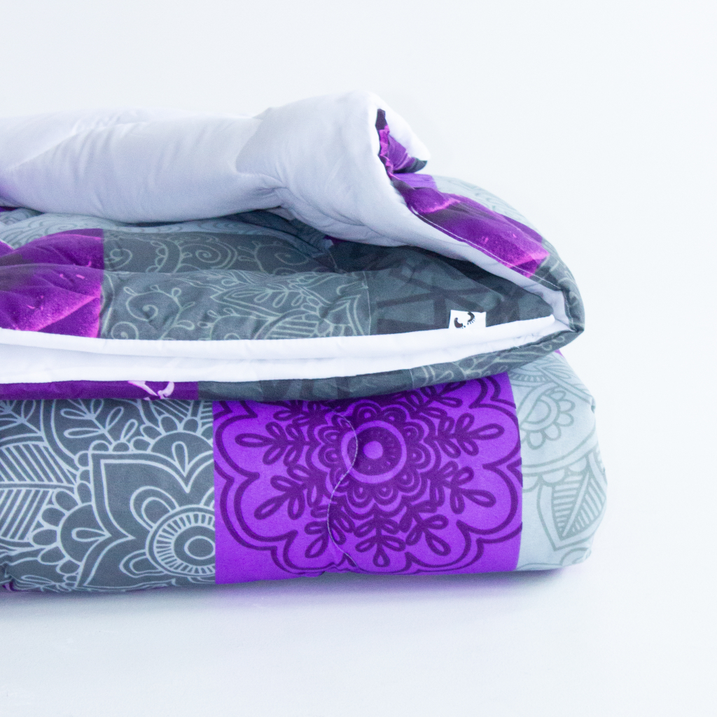 Ковдра MirSon антиалергенна 3М Thinsulate Зима 5229 Print Line Apricot 110x140 см (2200006099444) - зображення 4