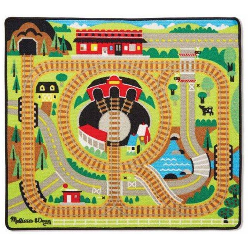 Дитячий килимок Melissa&Doug Залізниця з паровозиками (MD19554) - зображення 1