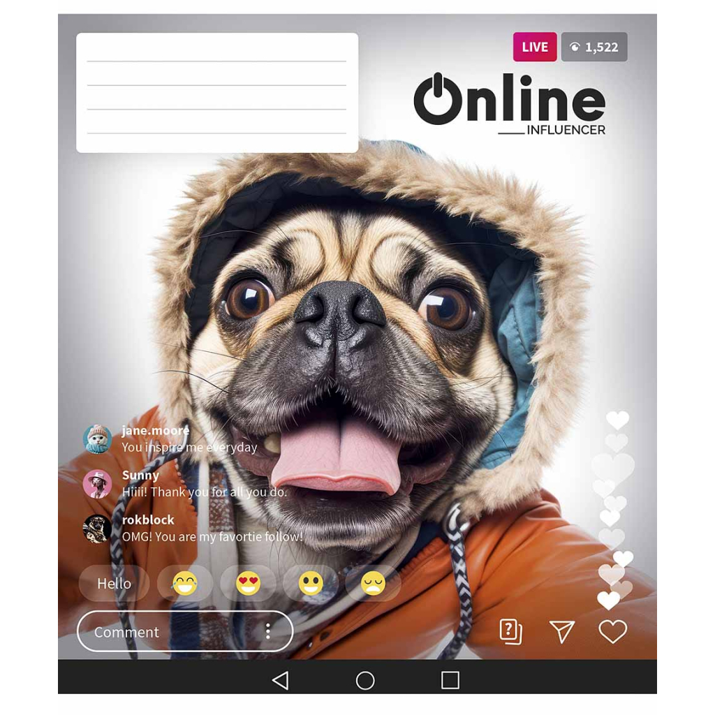 Зошит Школярик Online 48 аркушів клітинка (048-3420K) - зображення 5