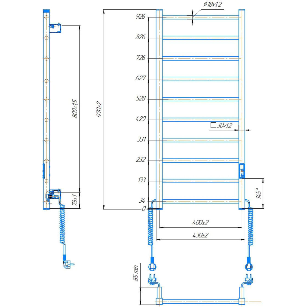 Сушарка для рушників Hygge Family Leeds (6.1.0803.06.BM) - зображення 5