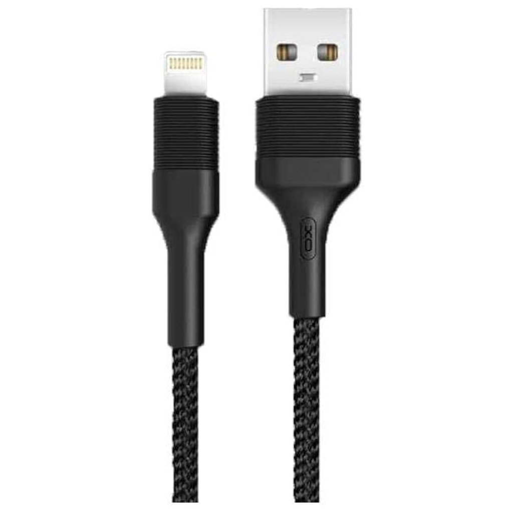 Дата кабель USB 2.0 AM to Micro 5P 1.0m 2.1A black XO (NB51-M-1-BK) - зображення 1