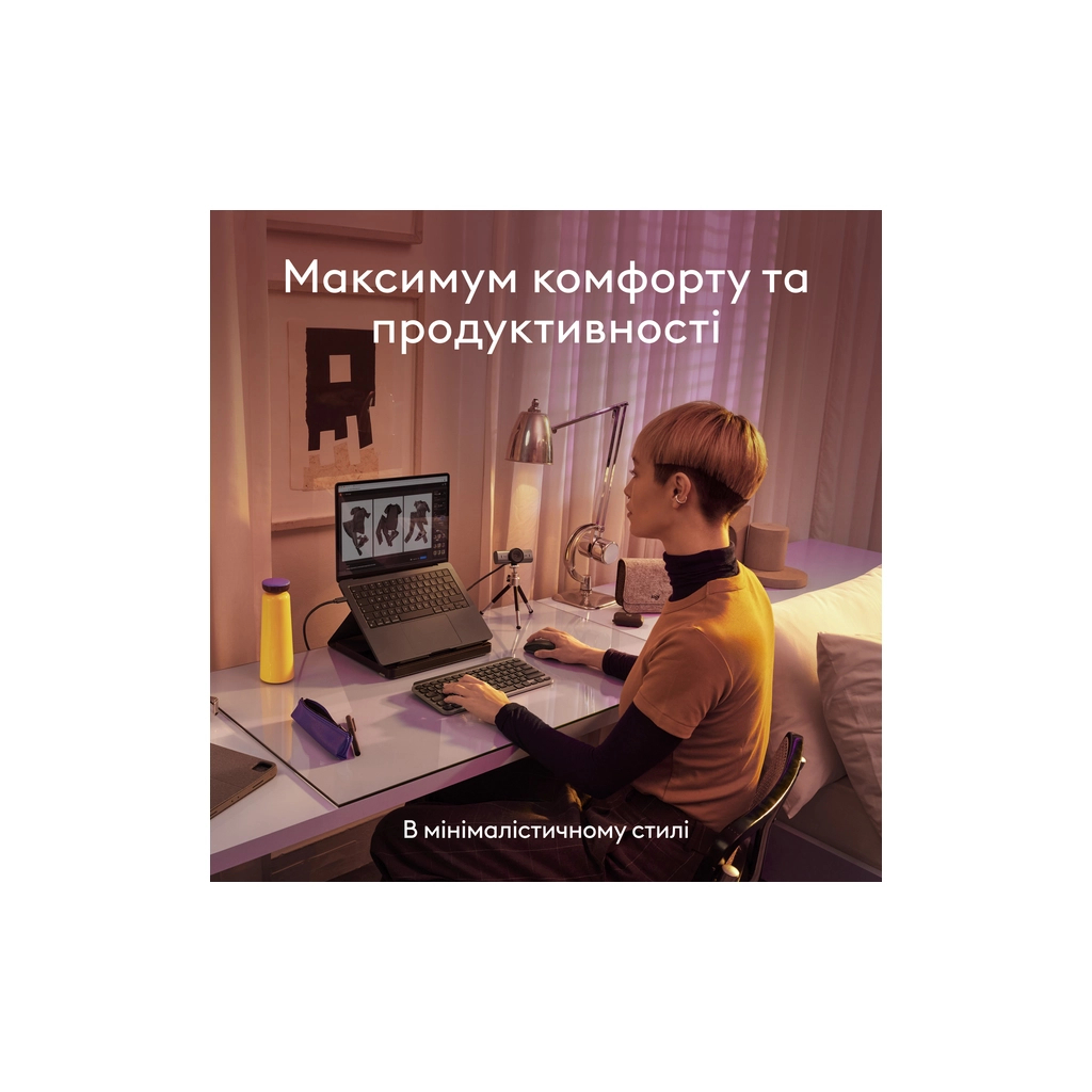 Клавіатура Logitech MX Keys Mini для MAC Wireless UA Space Grey (920-012652) - зображення 6