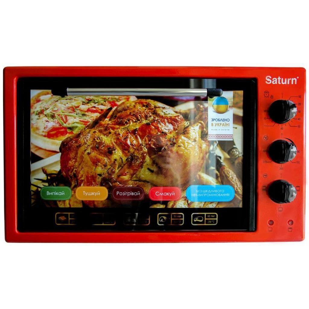 Електропіч Saturn ST-EC3801 Red - зображення 1