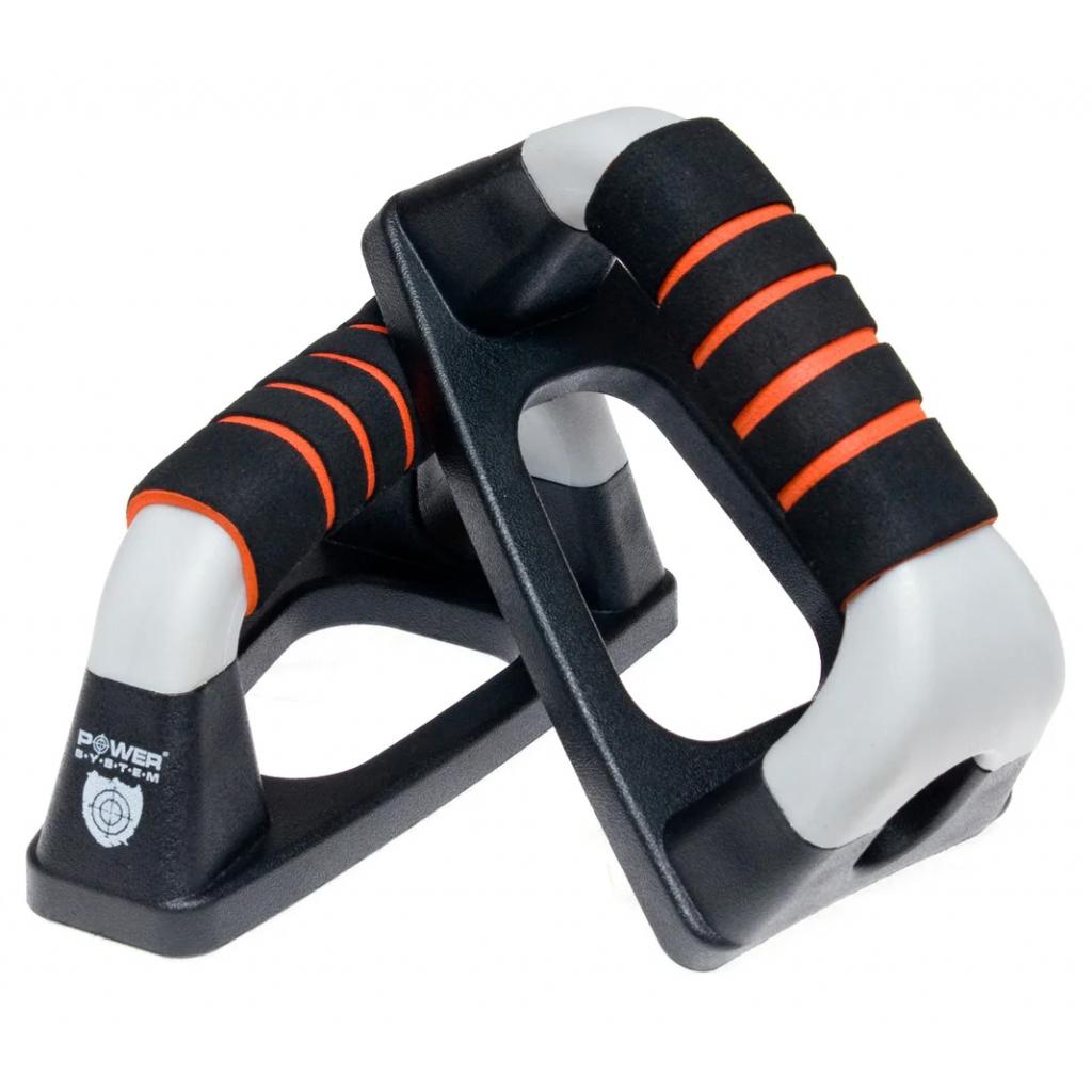Упори для віджимань Power System Bars Padded (PS-4022_Black-Grey) - зображення 3
