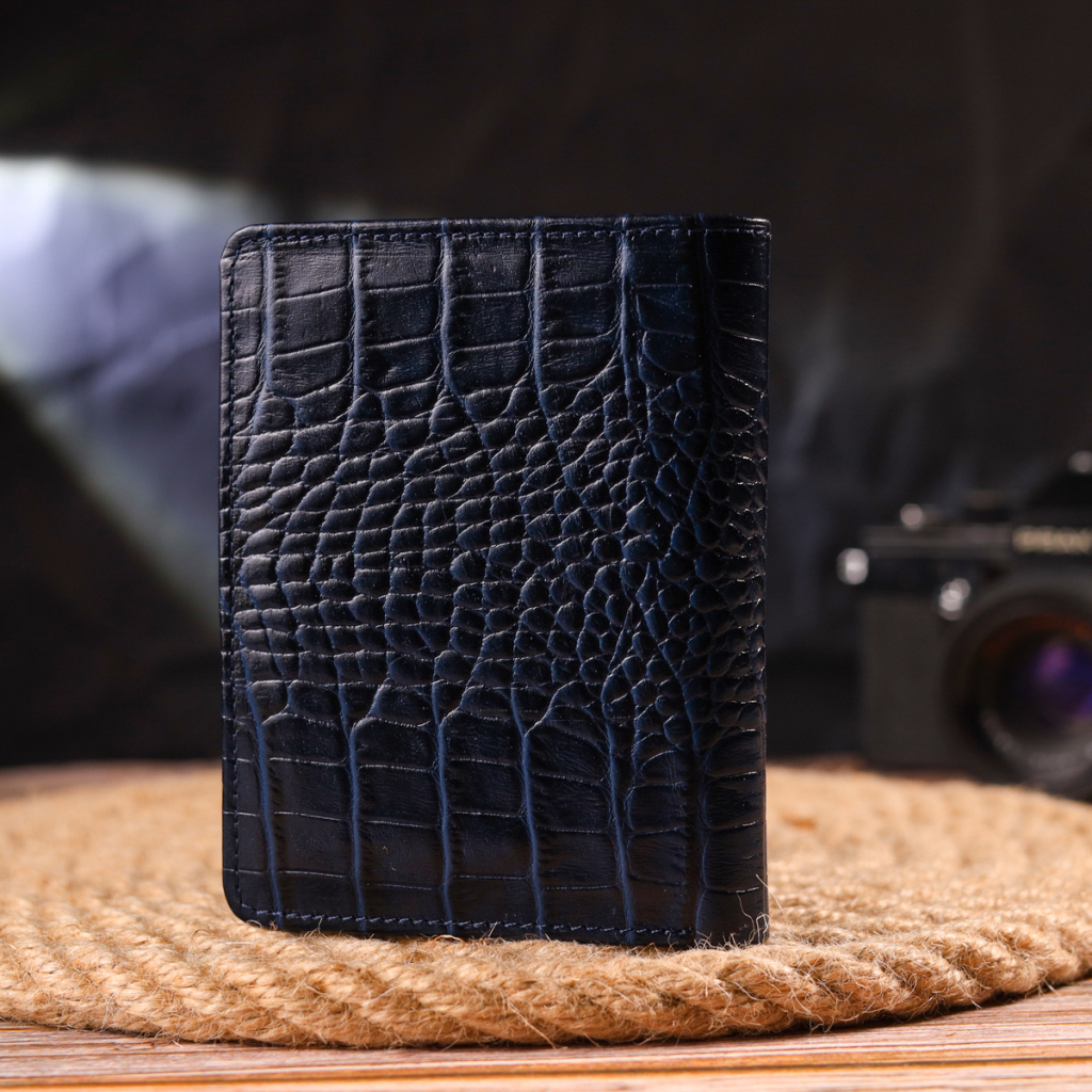 Гаманець Canpellini З натуральної шкіри Синій (21677) - зображення 10