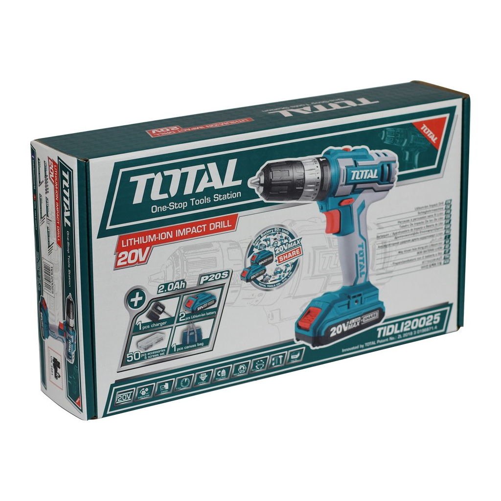 Шуруповерт Total TIDLI20025 - зображення 8