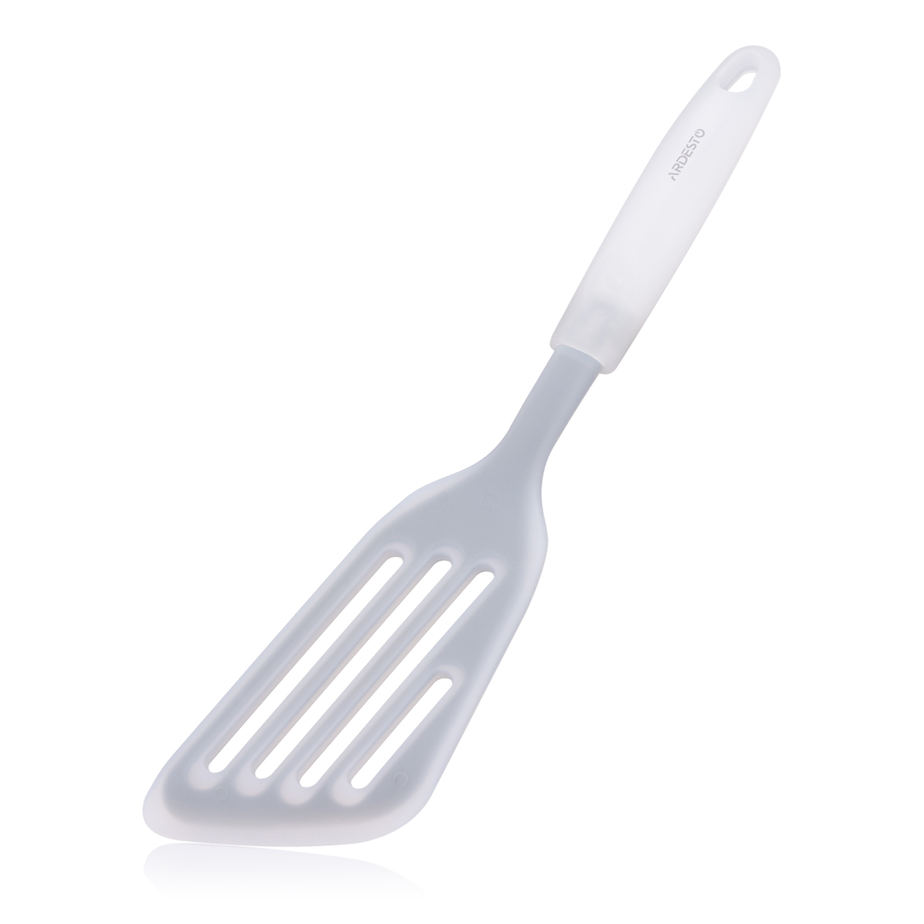Лопатка кухонна Ardesto Fresh, 32см, силікон, пластик, сірий (AR1614G) - зображення 1