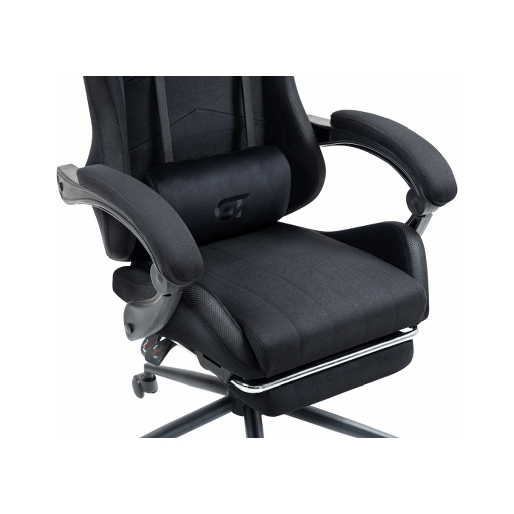 Крісло ігрове GT Racer X-2325 Fabric Black LED (X-2325 Fabric Black L) - зображення 12