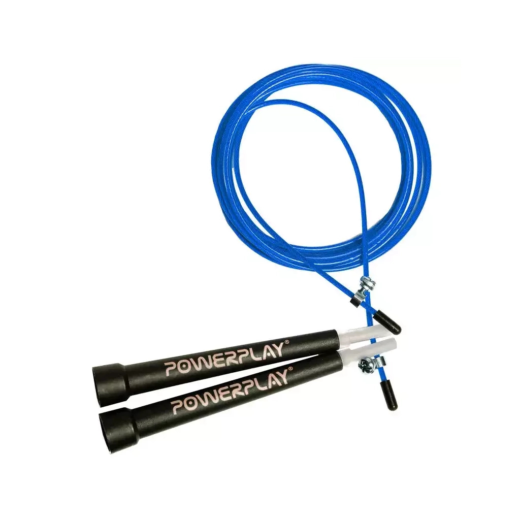 Скакалка PowerPlay 4202 швидкісна Синя (PP_4202_Blue) - изображение 2