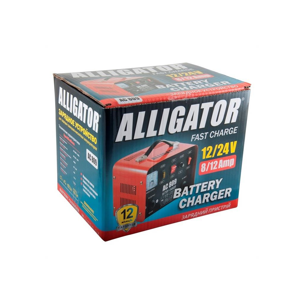 Зарядний пристрій для автомобільного акумулятора Alligator AC809 - зображення 2