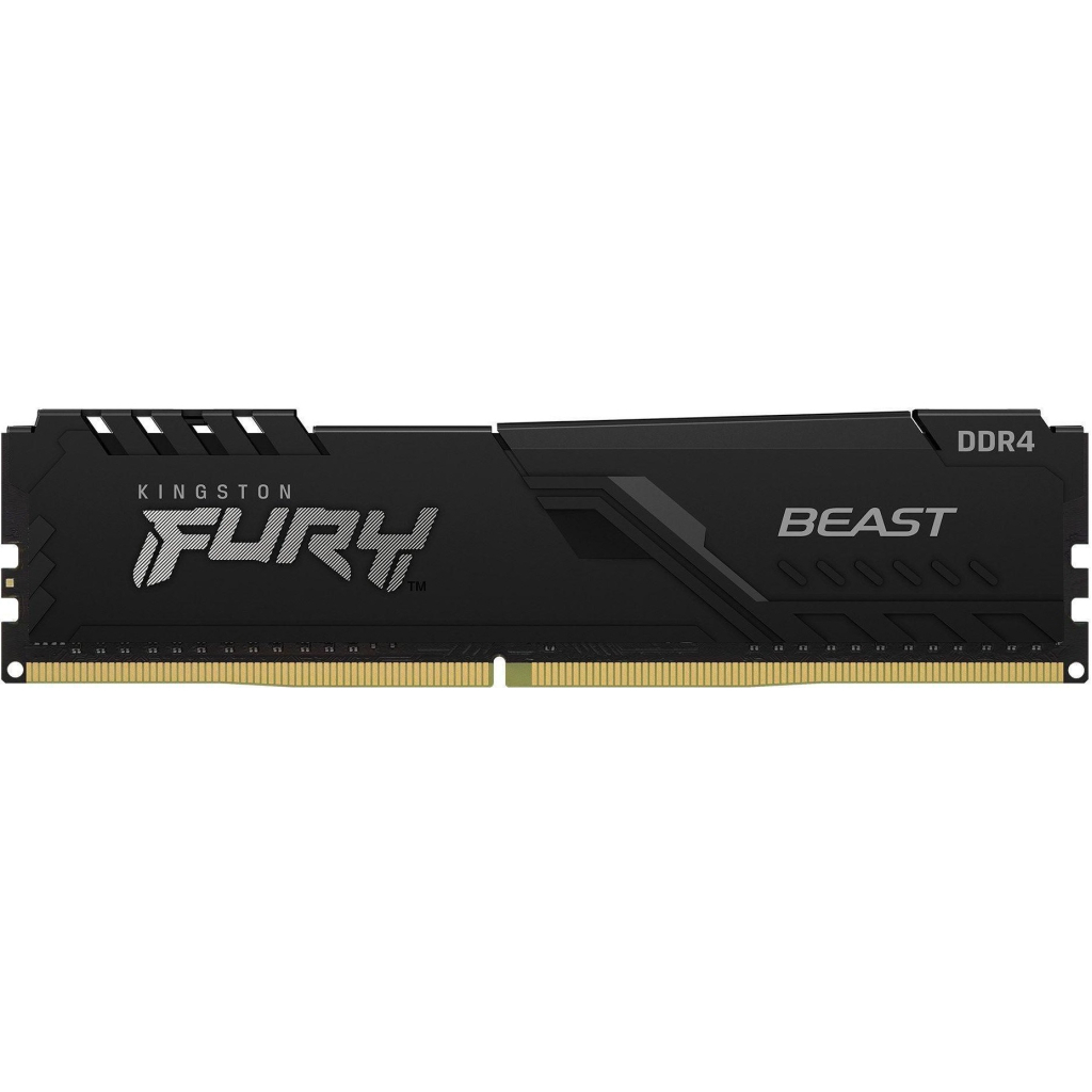 Модуль пам'яті для комп'ютера DDR4 32GB (4x8GB) 3200 MHz Beast Kingston Fury (ex.HyperX) (KF432C16BBK4/32) - зображення 1