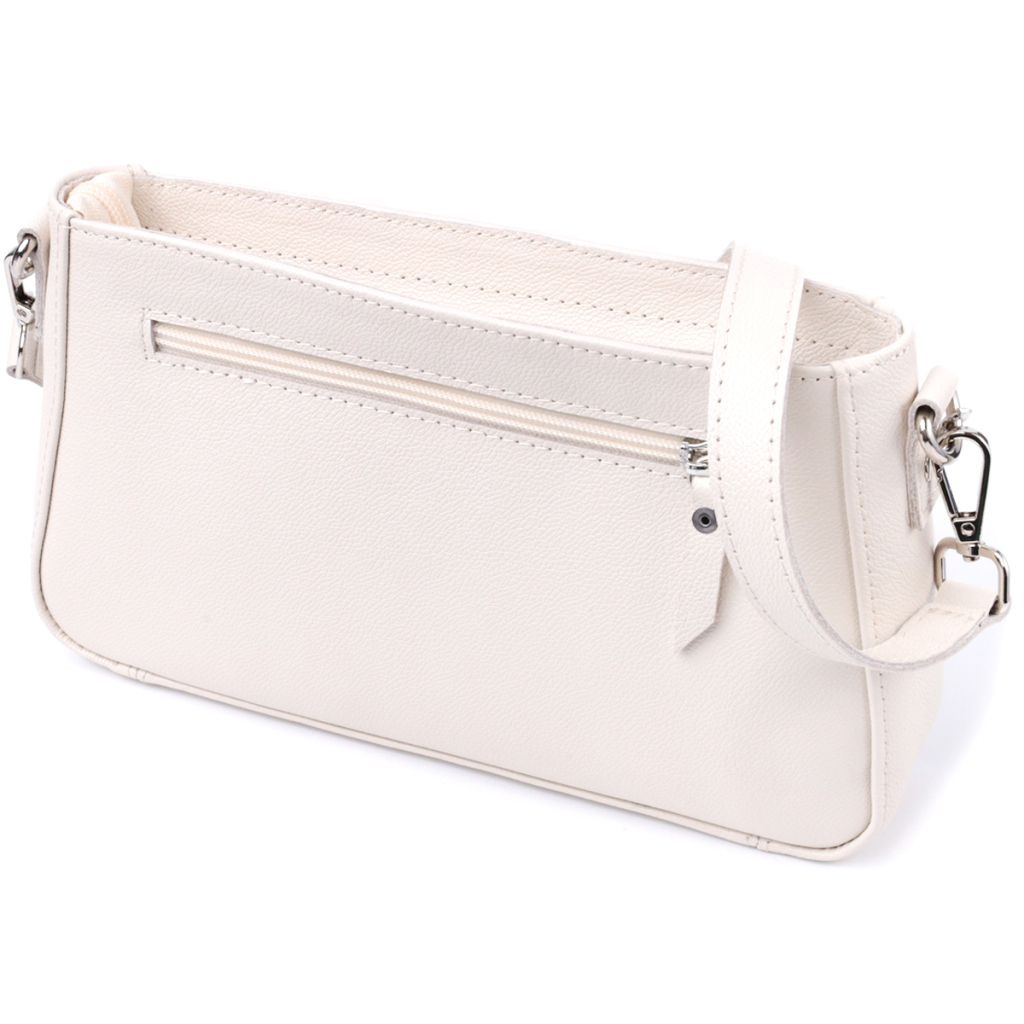 Сумка Shvigel З натуральної шкіри Бежева (22835) - зображення 2