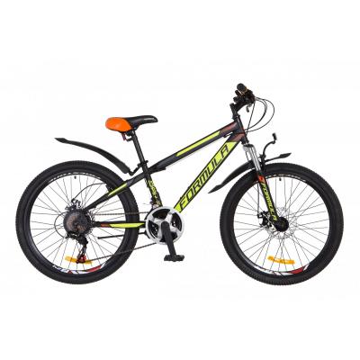 Велосипед Formula 24" DAKAR 2018AM 14G DD рама-13" St чорно-жовтий (OPS-FR-24-092) - зображення 1