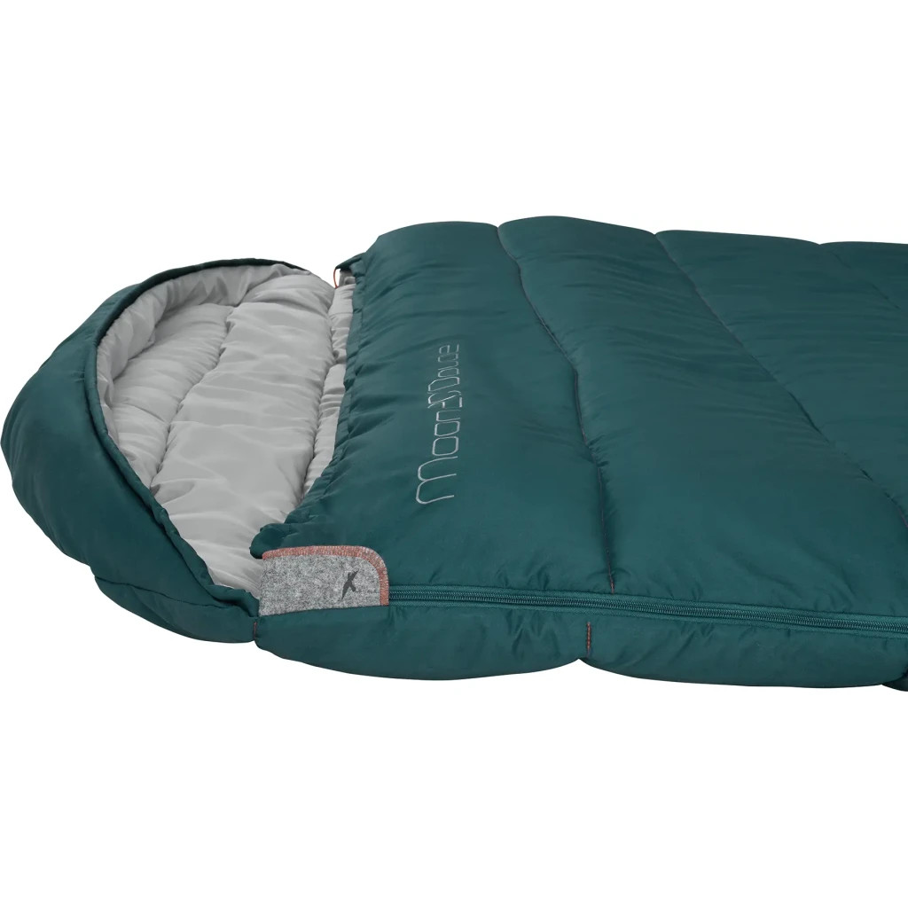 Спальний мішок Easy Camp Moon 200 Double/+5C Teal Left/Right 240187 (929748) - зображення 4