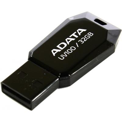 USB флеш накопичувач ADATA 32GB DashDrive UV100 Black USB 2.0 (AUV100-32G-RBK) - зображення 2