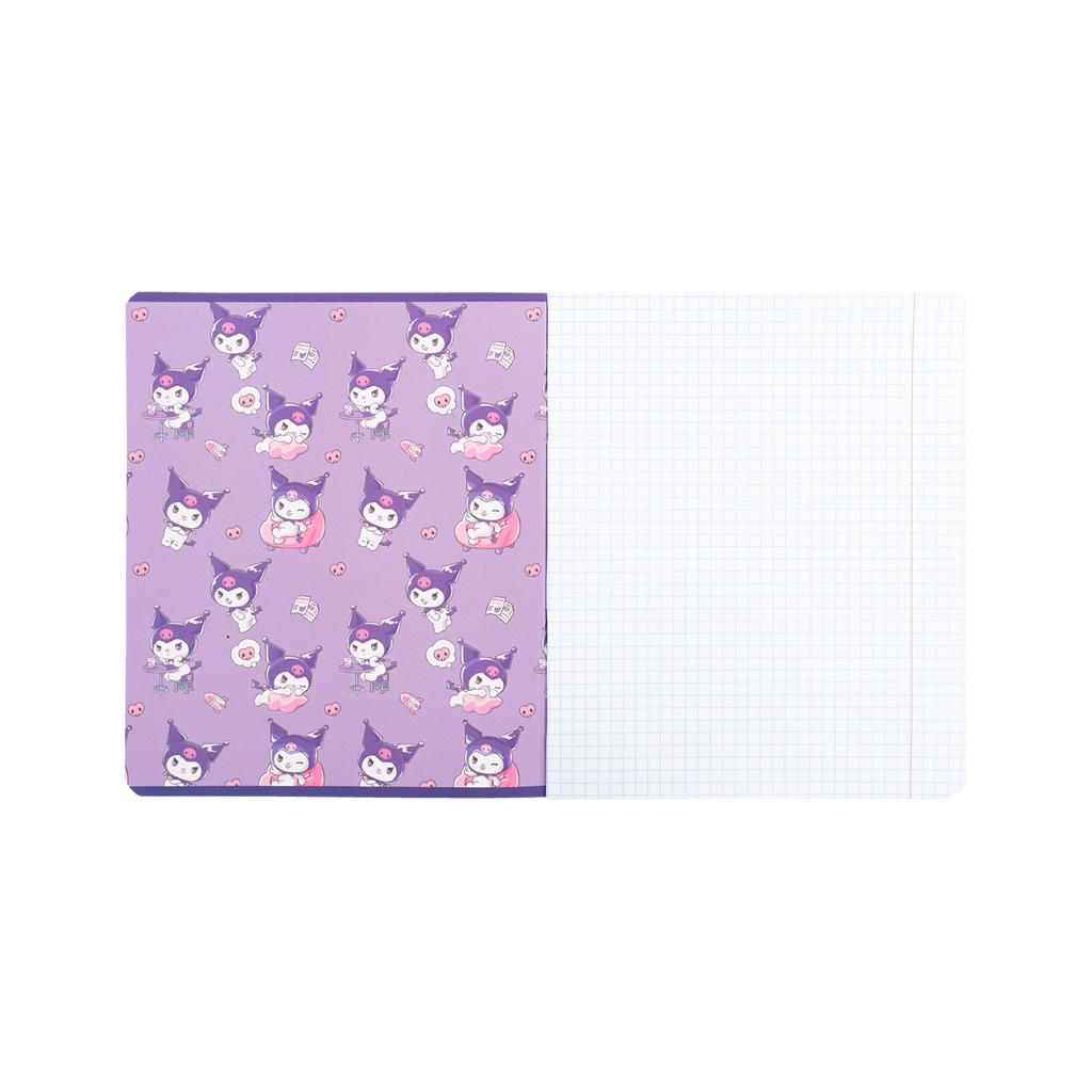 Зошит Kite Kuromi, 18 аркушів, клітинка (HK25-236-1) - зображення 2